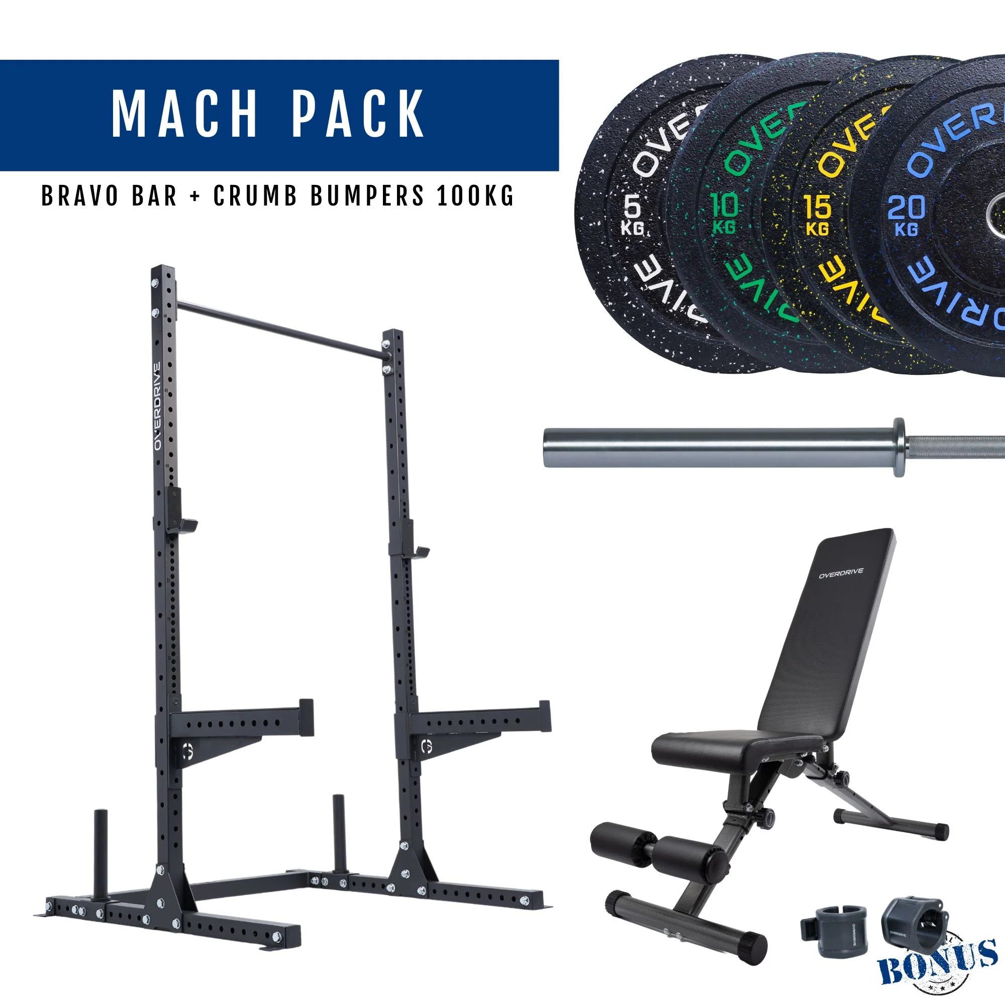 PRE-ORDER ETA 6th April Home Gym Packages - Mach Pack 100kg City Bench - Image 14