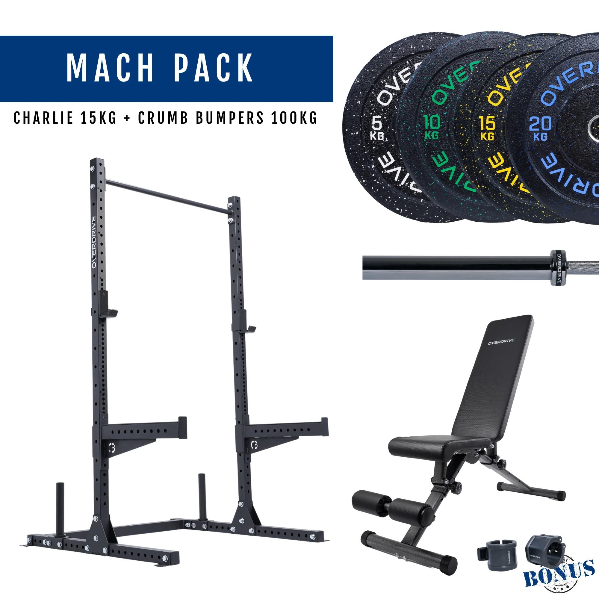 PRE-ORDER ETA 6th April Home Gym Packages - Mach Pack 100kg City Bench - Image 32