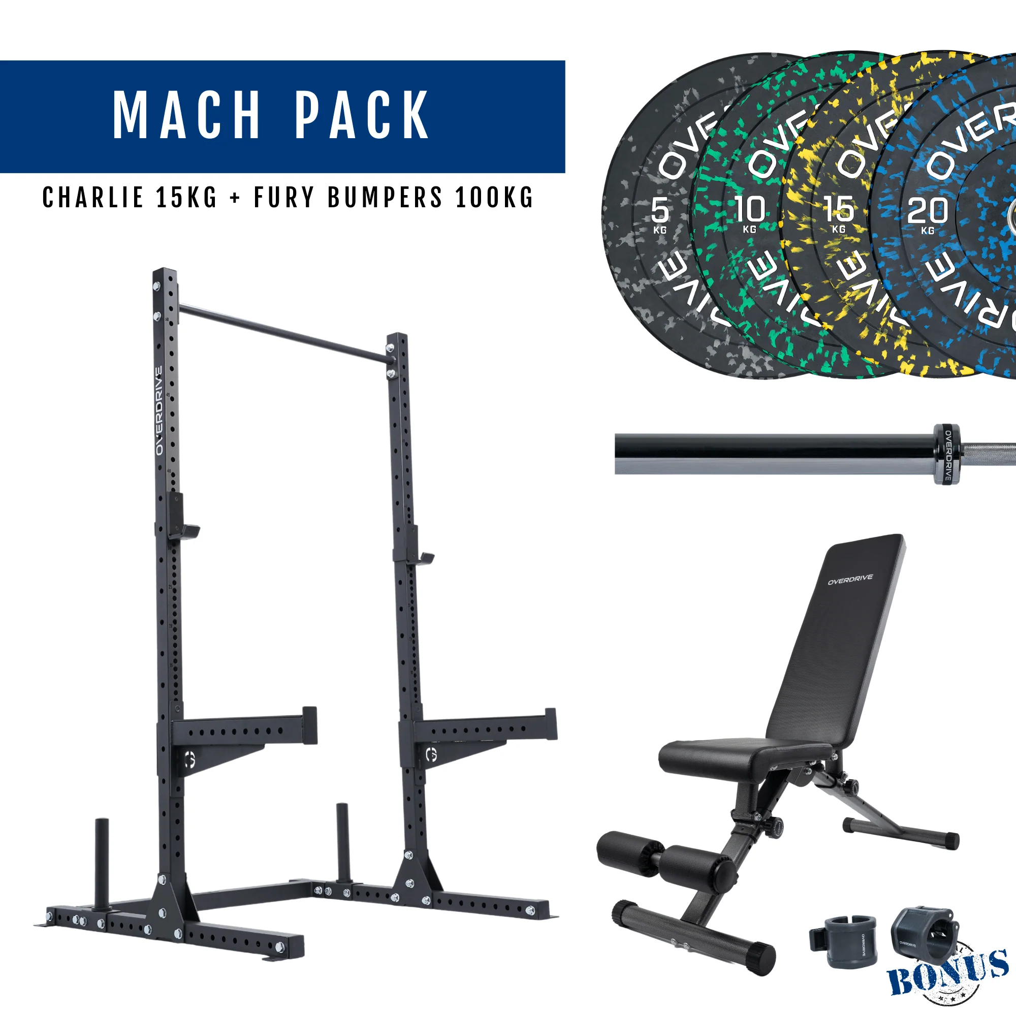 PRE-ORDER ETA 6th April Home Gym Packages - Mach Pack 100kg City Bench - Image 33