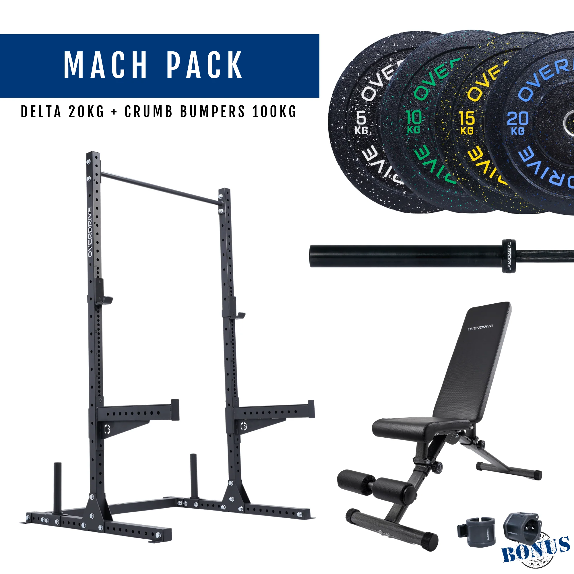 PRE-ORDER ETA 6th April Home Gym Packages - Mach Pack 100kg City Bench - Image 37