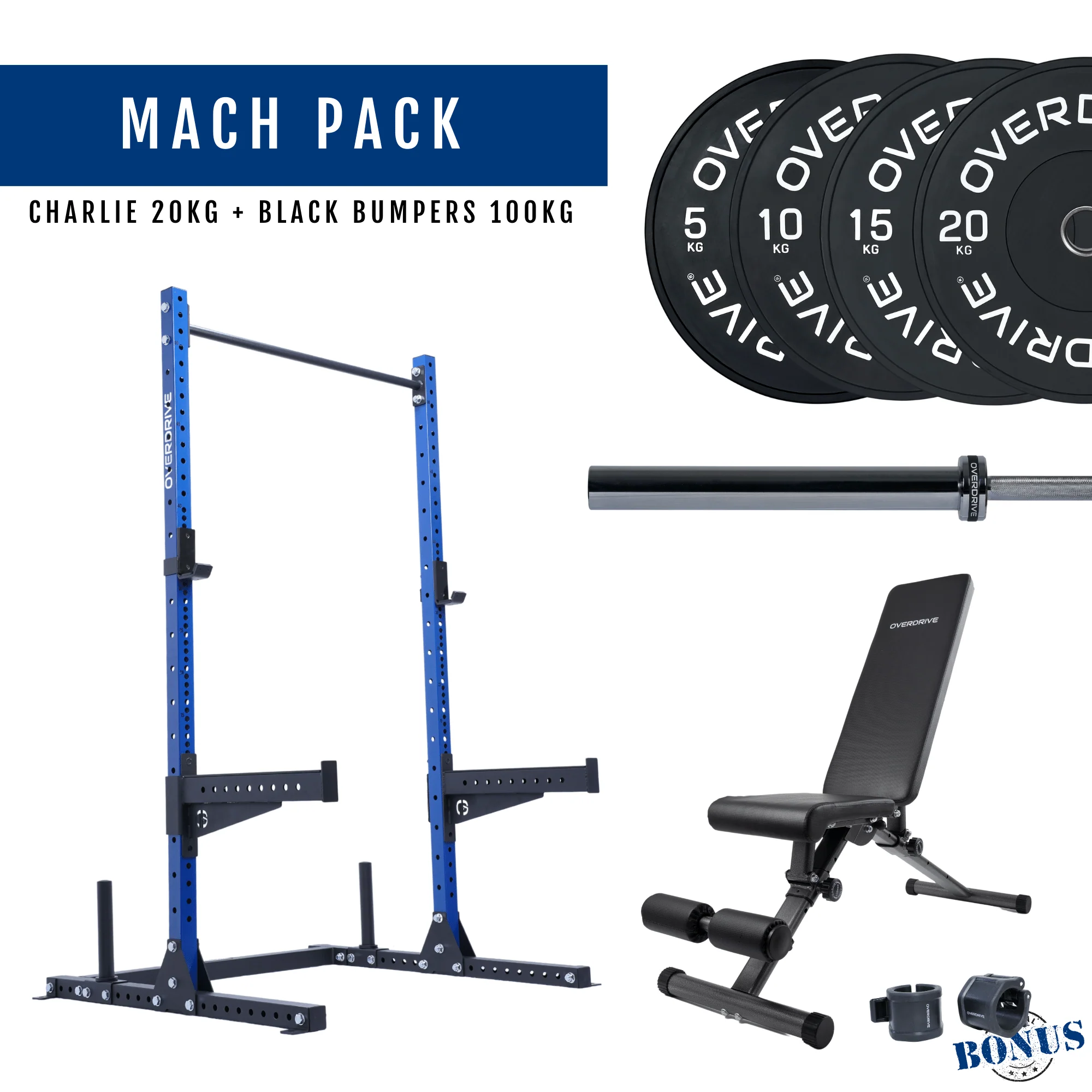 PRE-ORDER ETA 6th April Home Gym Packages - Mach Pack 100kg City Bench - Image 48