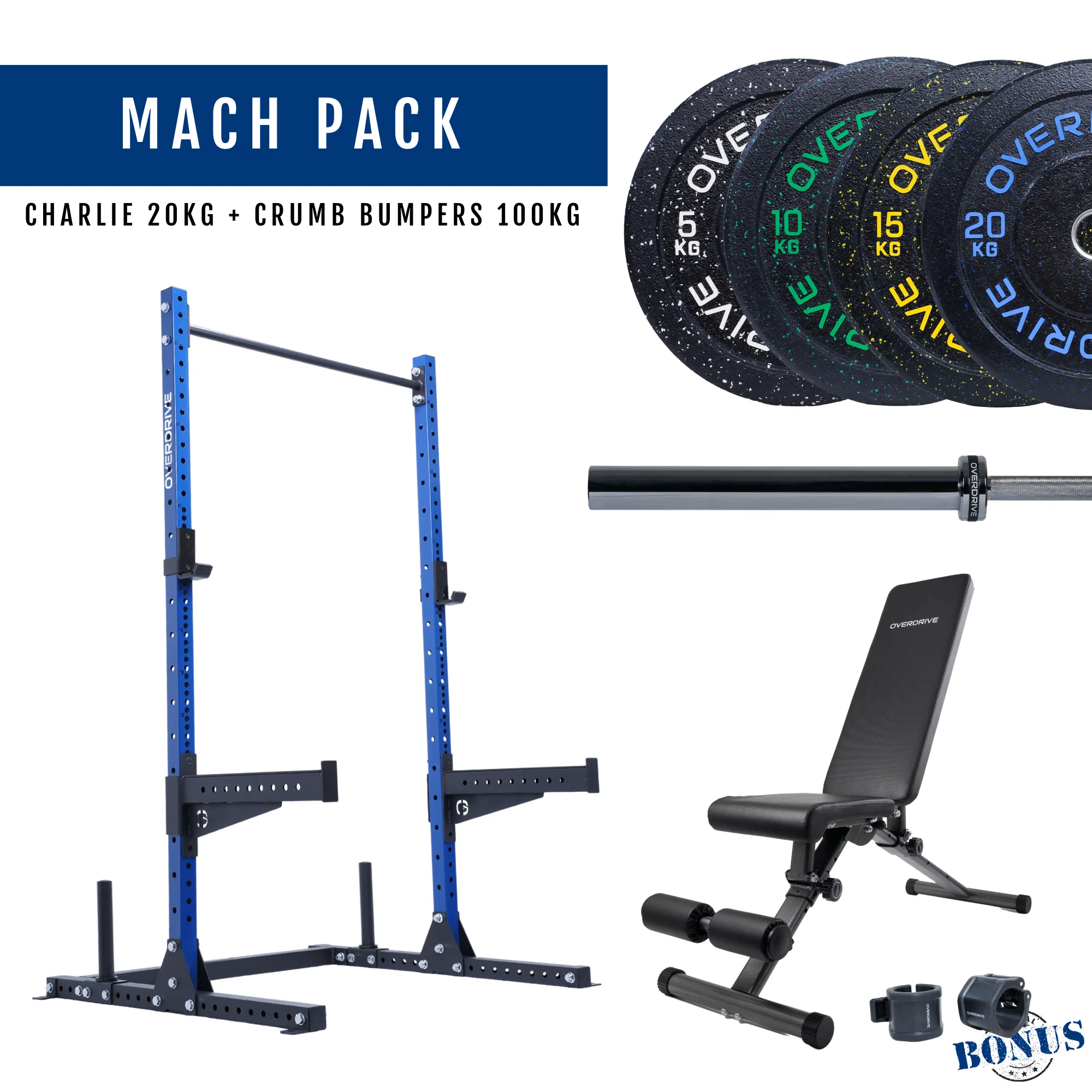PRE-ORDER ETA 6th April Home Gym Packages - Mach Pack 100kg City Bench - Image 49