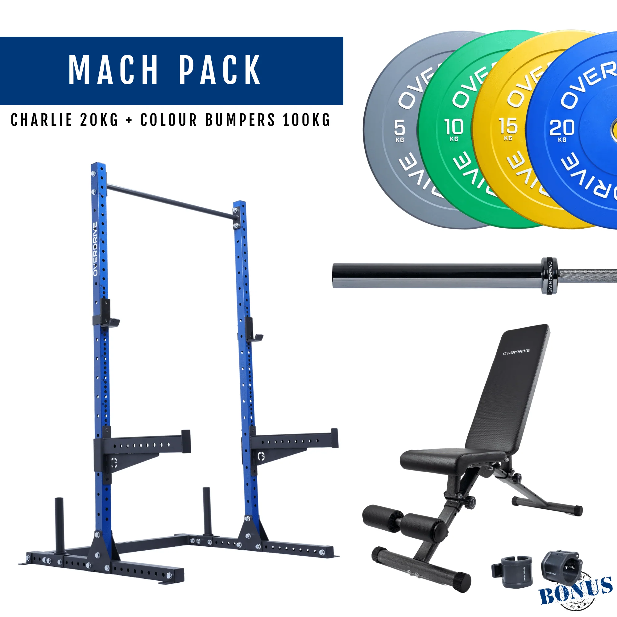 PRE-ORDER ETA 6th April Home Gym Packages - Mach Pack 100kg City Bench - Image 51
