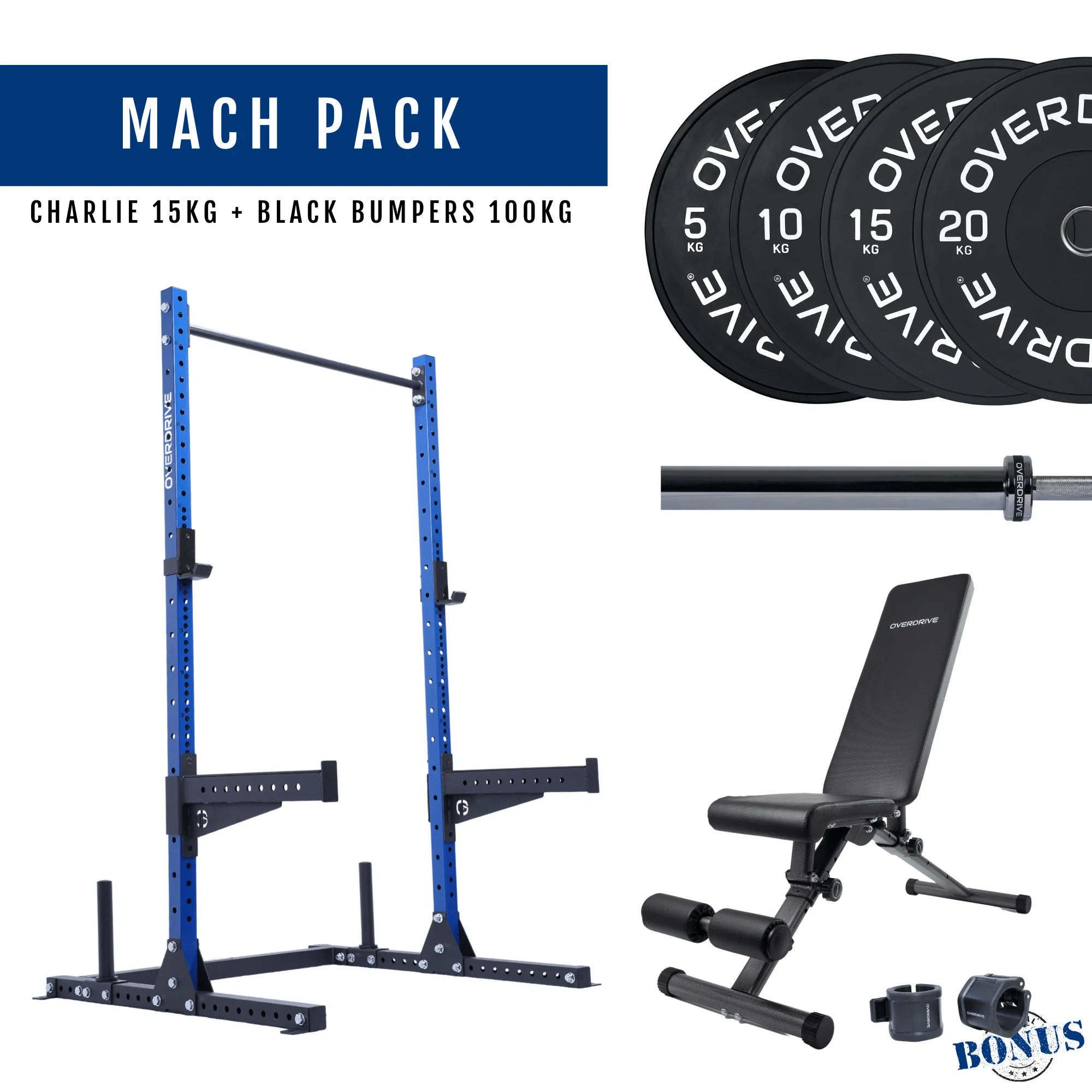 PRE-ORDER ETA 6th April Home Gym Packages - Mach Pack 100kg City Bench - Image 52