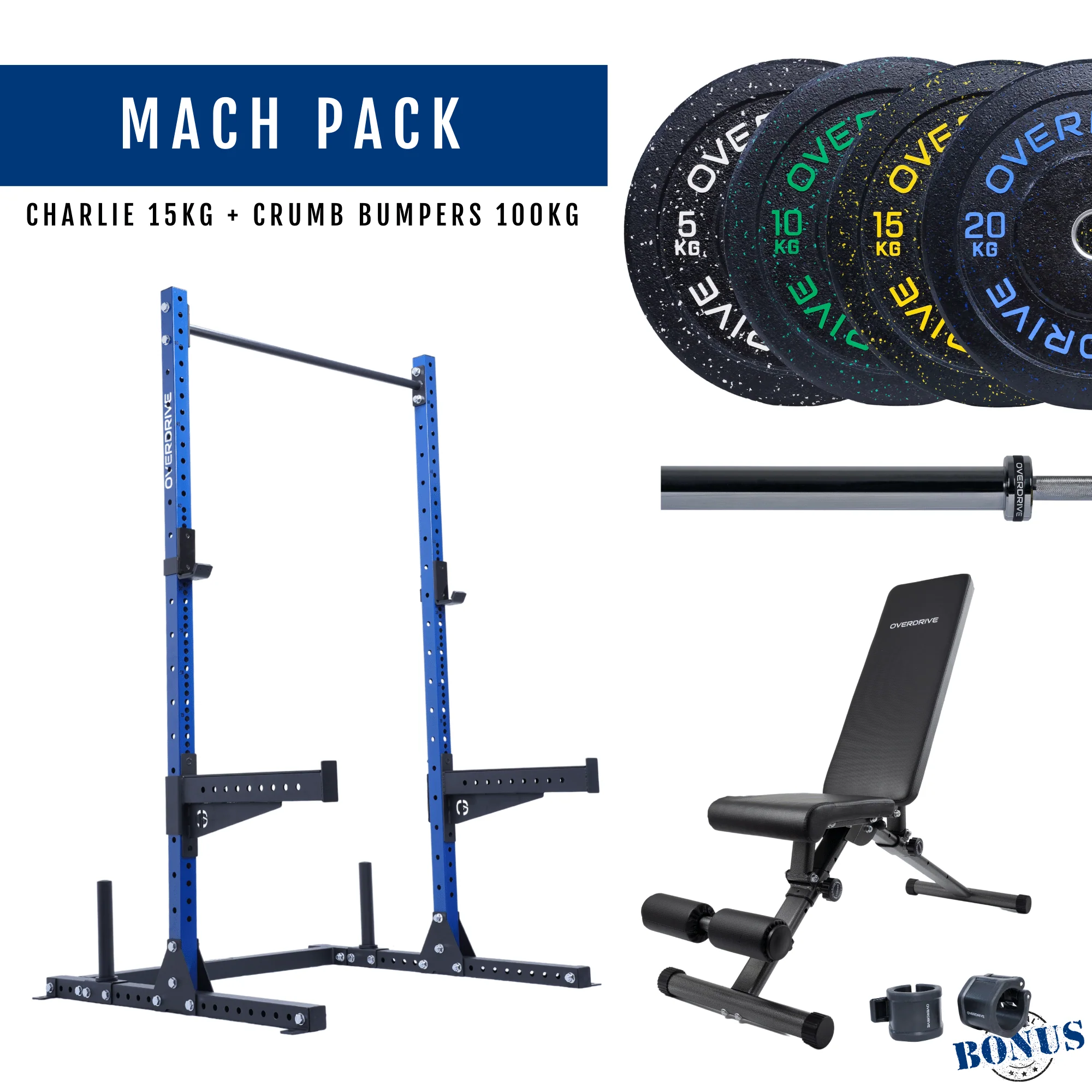 PRE-ORDER ETA 6th April Home Gym Packages - Mach Pack 100kg City Bench - Image 53