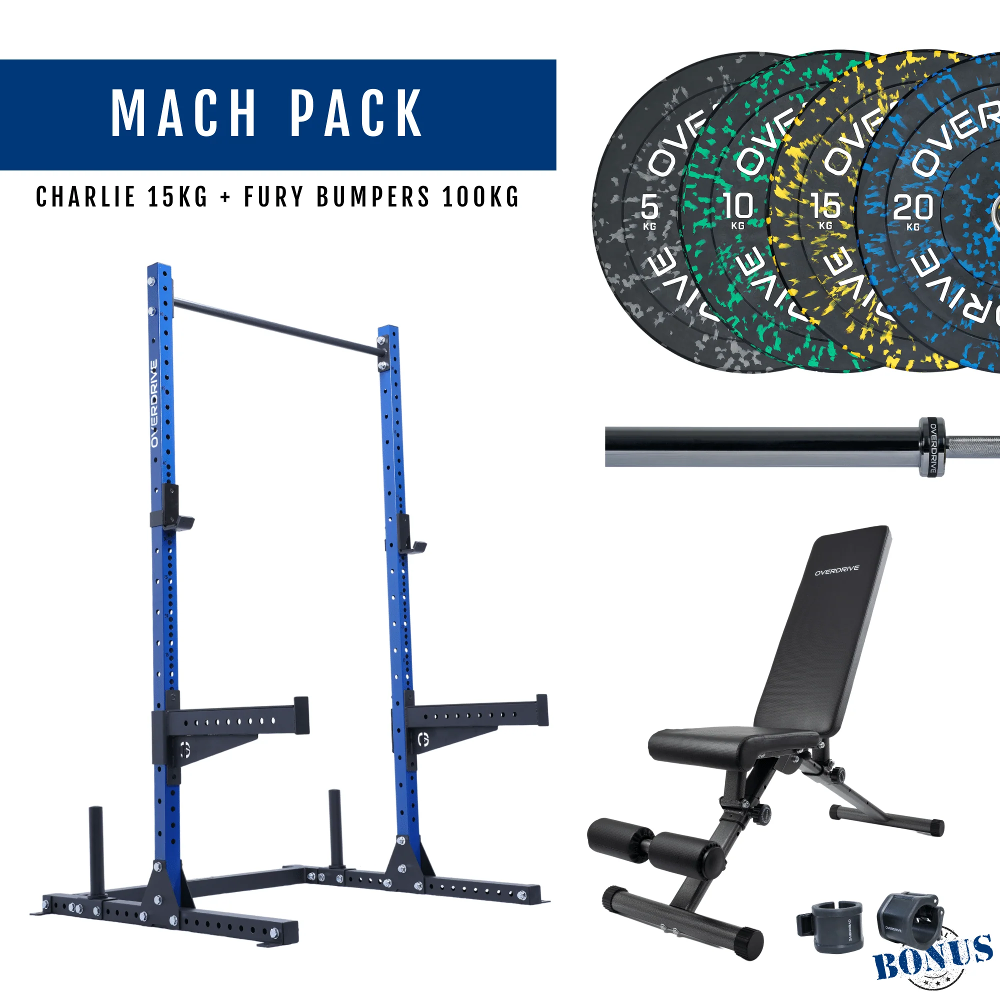 PRE-ORDER ETA 6th April Home Gym Packages - Mach Pack 100kg City Bench - Image 54