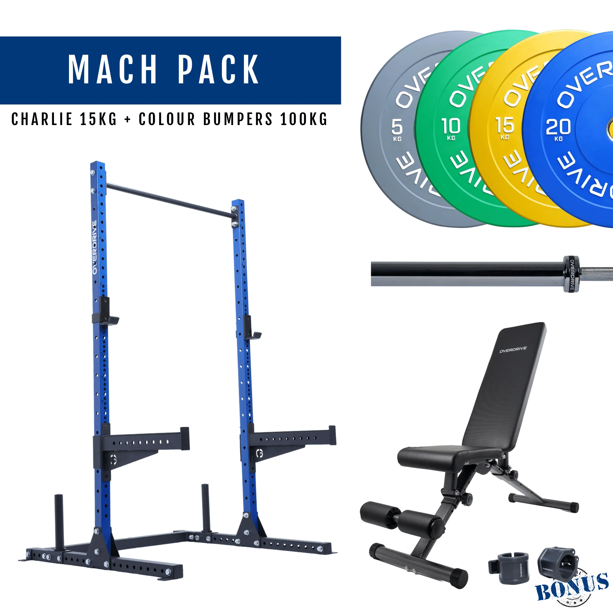 PRE-ORDER ETA 6th April Home Gym Packages - Mach Pack 100kg City Bench - Image 55
