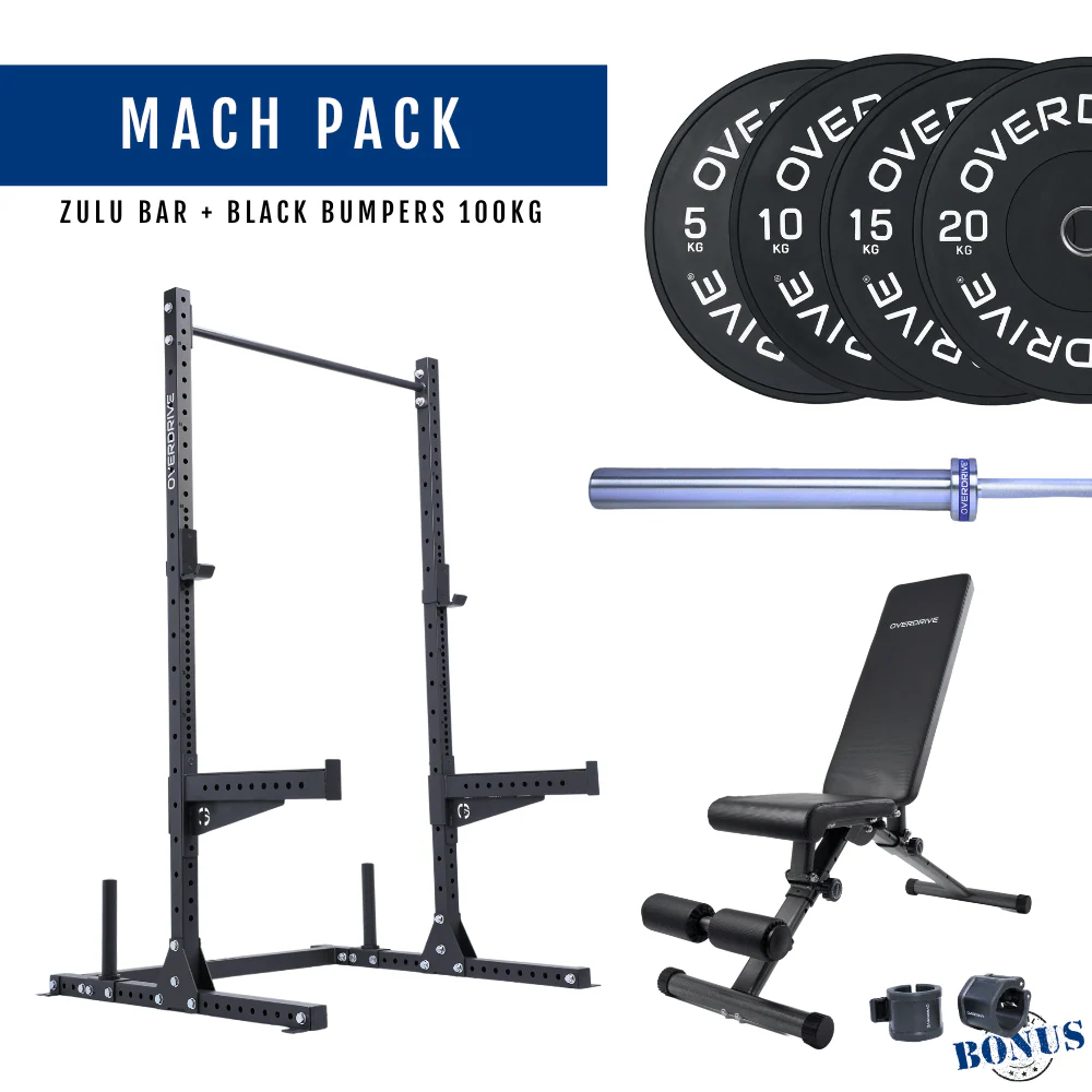 PRE-ORDER ETA 6th April Home Gym Packages - Mach Pack 100kg City Bench - Image 87