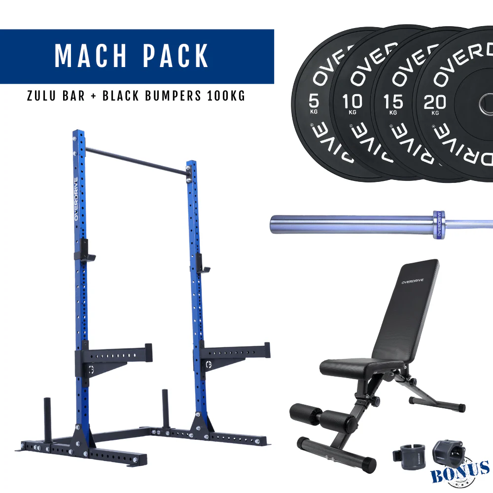 PRE-ORDER ETA 6th April Home Gym Packages - Mach Pack 100kg City Bench - Image 88