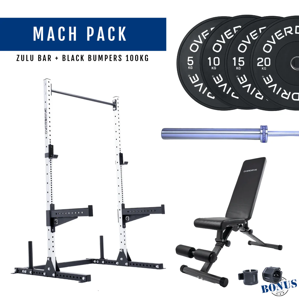 PRE-ORDER ETA 6th April Home Gym Packages - Mach Pack 100kg City Bench - Image 89