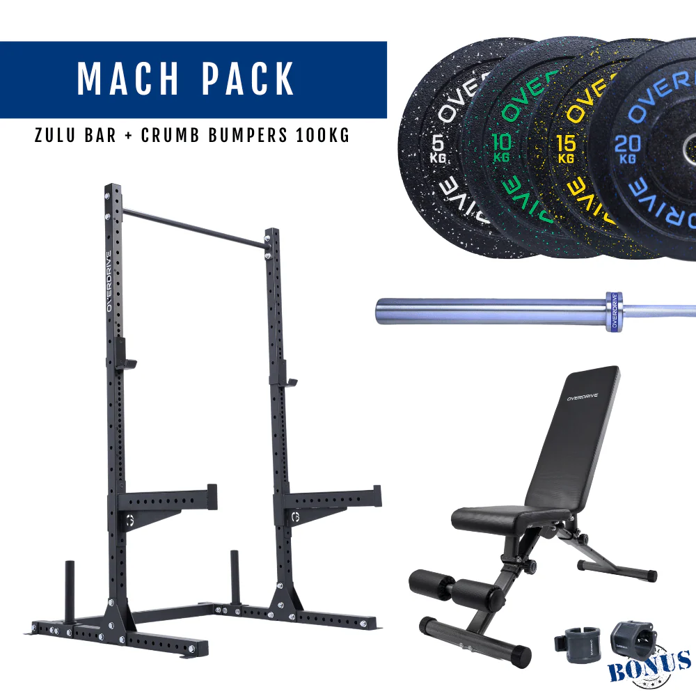 PRE-ORDER ETA 6th April Home Gym Packages - Mach Pack 100kg City Bench - Image 90