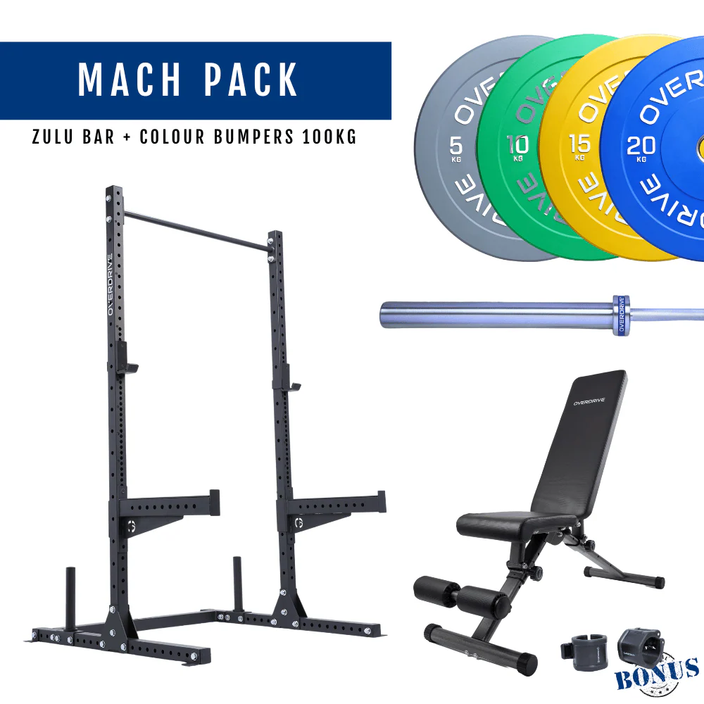 PRE-ORDER ETA 6th April Home Gym Packages - Mach Pack 100kg City Bench - Image 96