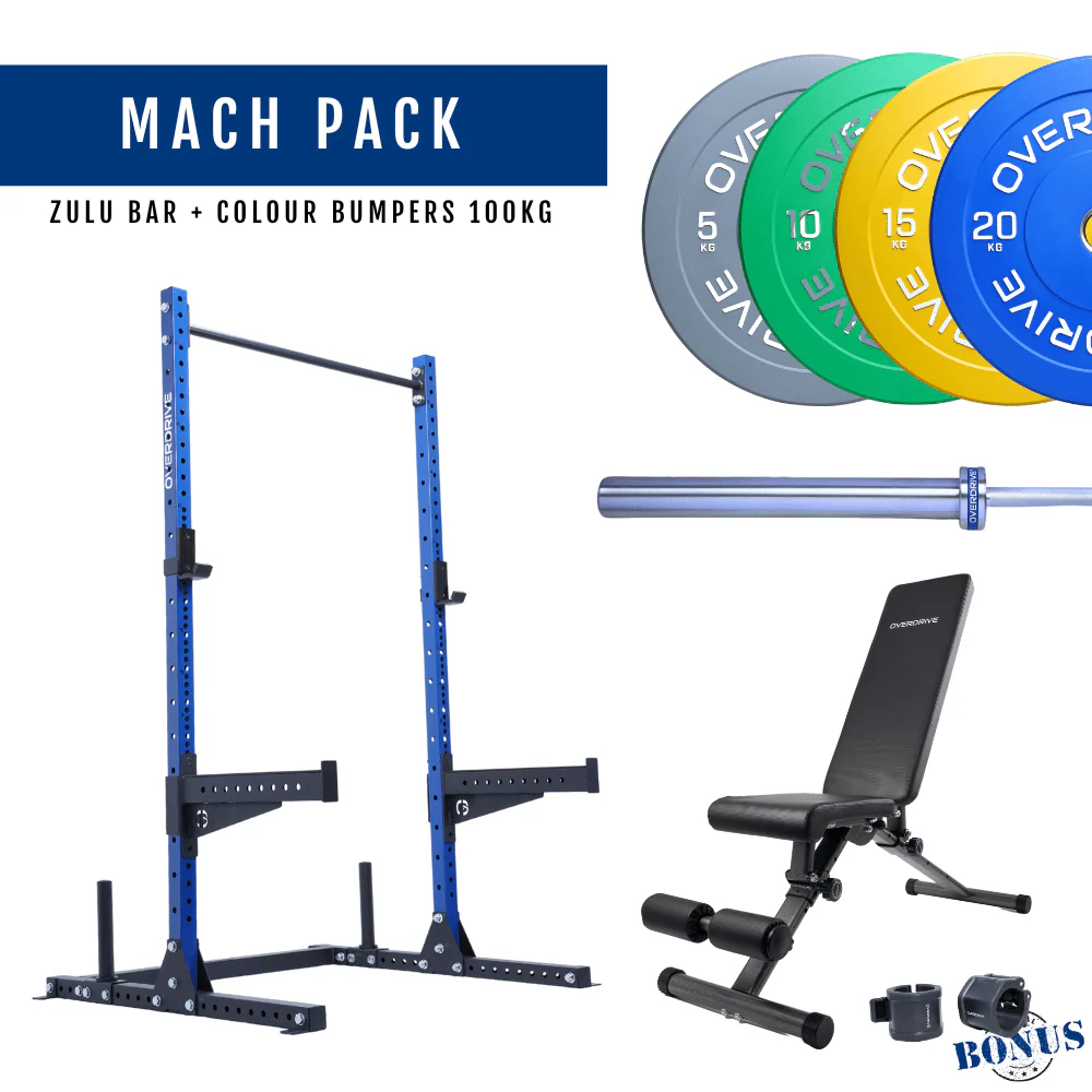 PRE-ORDER ETA 6th April Home Gym Packages - Mach Pack 100kg City Bench - Image 97