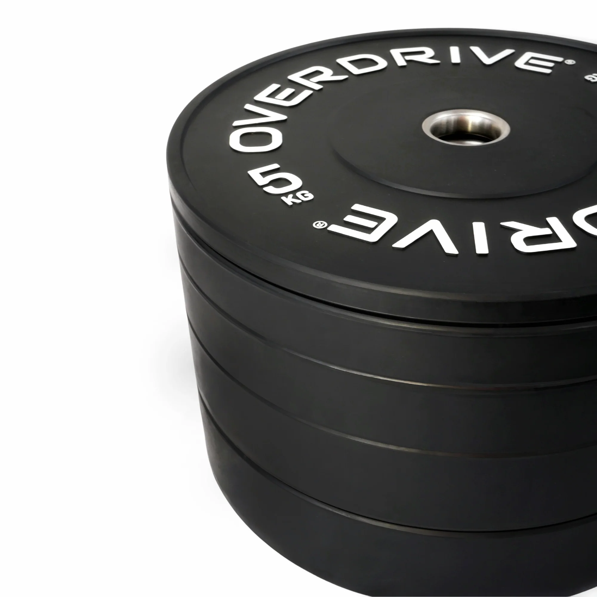 OVERDRIVE Black Bumper Plates 100kg/150kg Weight Package - Image 3