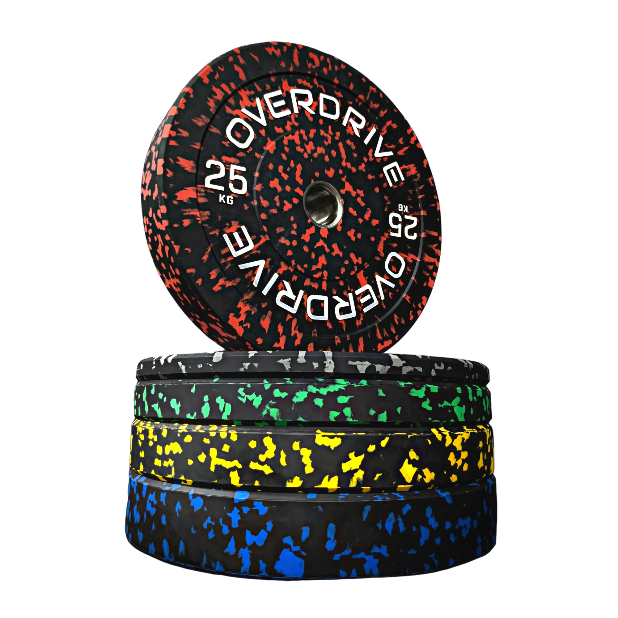 OVERDRIVE Fury Bumper Plates 100kg/150kg Weight Package - Image 3
