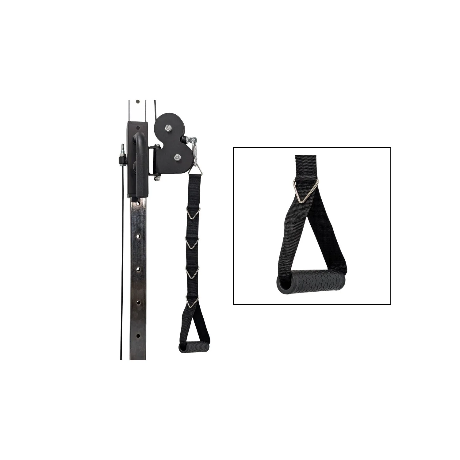 OVERDRIVE Functional Trainer Dual Pulley Cable Machine - Plate Loaded - Image 8